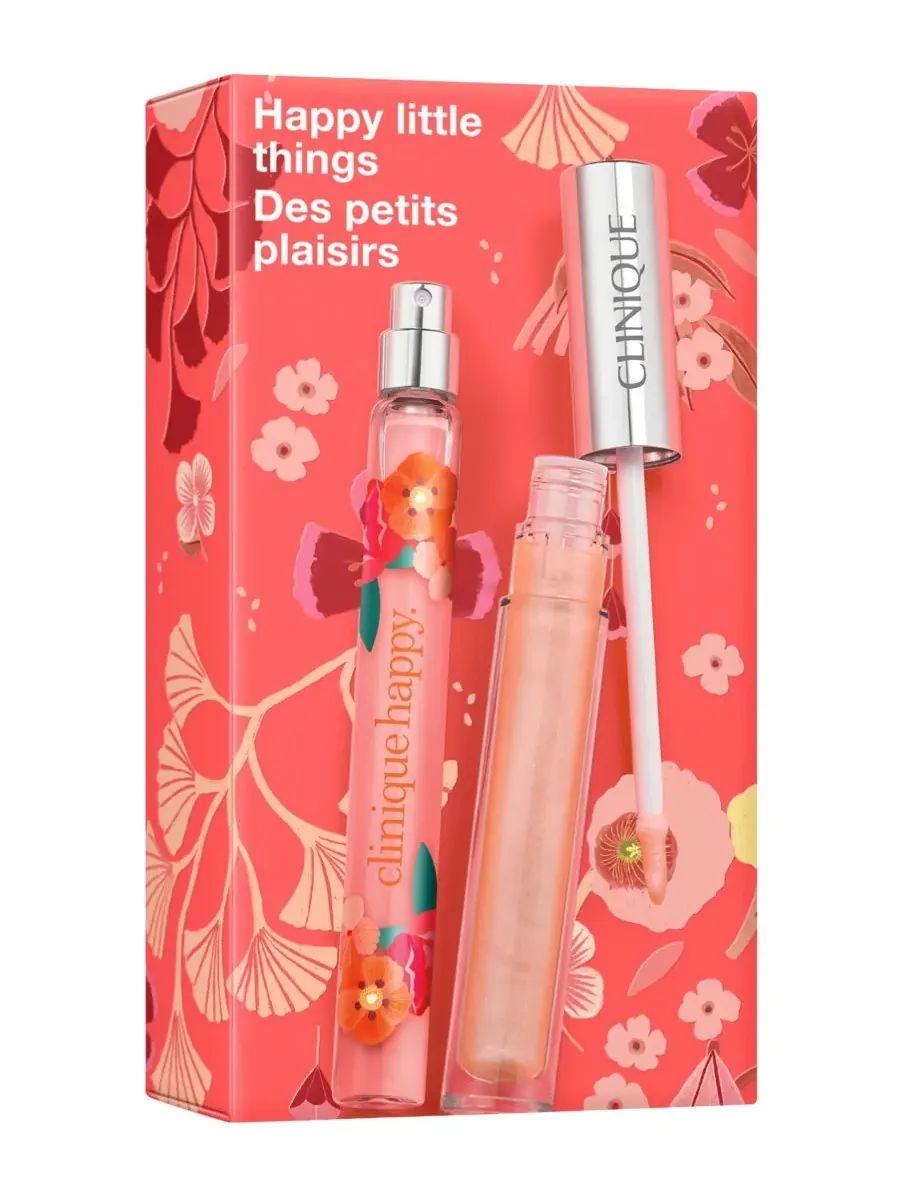 Clinique Подарочный набор Happy Little Things из 2 предметов: аромат и блеск для губ — изображение 3 из 9