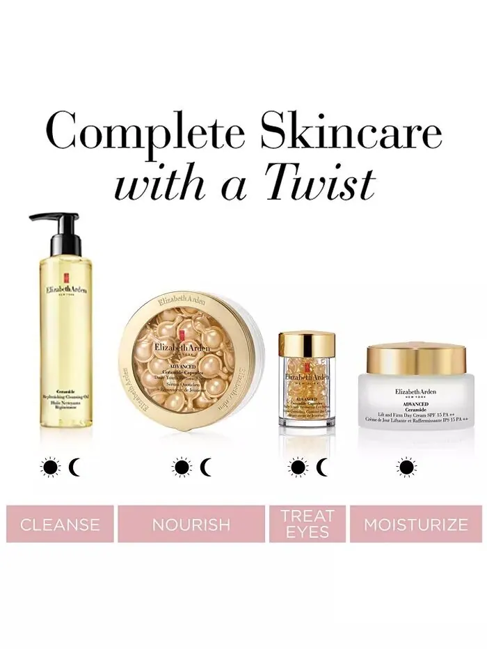 Advanced Ceramine Capsules Восстанавливающая сыворотка для глаз Daily Youth, 60 шт Elizabeth Arden — изображение 7 из 8