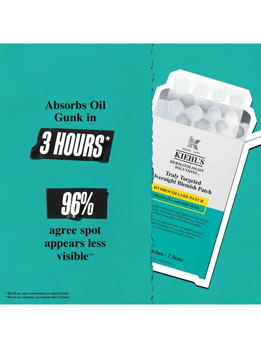 Kiehl's Since 1851 Набор из 22 пластырей от акне — изображение 3 из 8