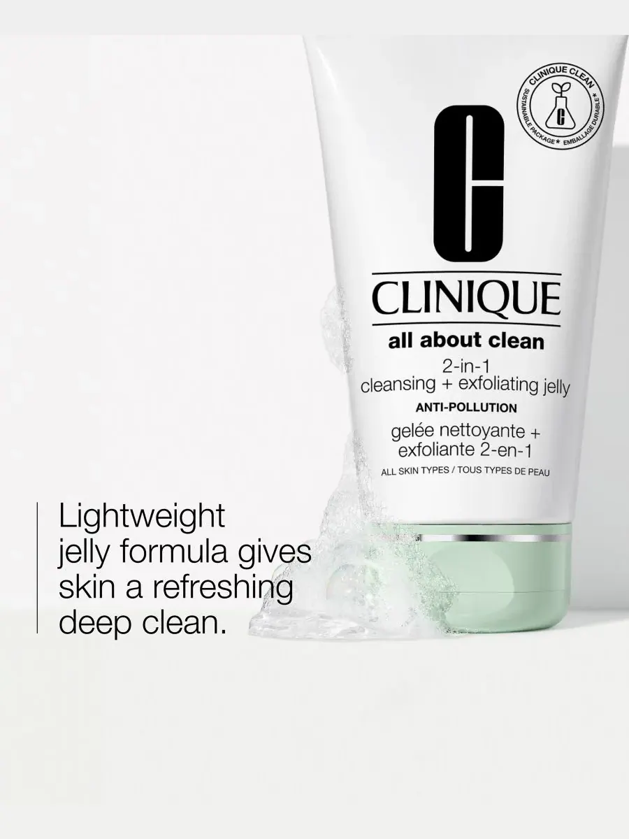 Гель для умывания Clinique — Гель-очиститель для лица All About Clean -в-1 с салициловой кислотой — изображение 2 из 6