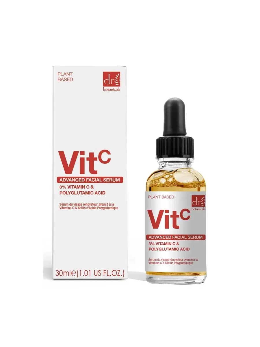 Сыворотка для лица с витамином C и полиглутаминовой кислотой, 30 мл, Advanced Facial Serum Dr