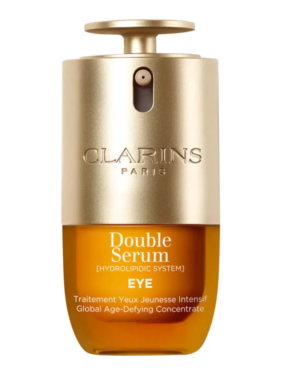 Сыворотка для контура глаз Clarins Double Serum Eye Brightening & Depuffing, 20 мл — изображение 1 из 14
