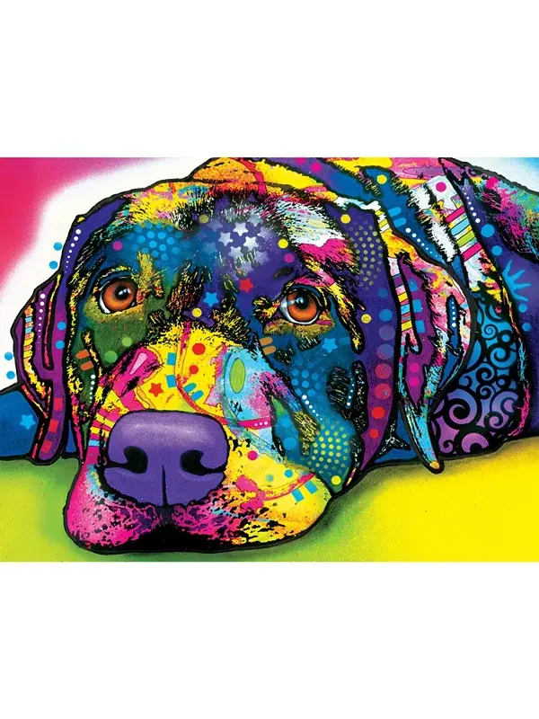 Шедевры Дина Руссо - Моя собака синего цвета, 300 деталей, пазл EZ Grip Masterpieces Puzzles — изображение 2 из 3