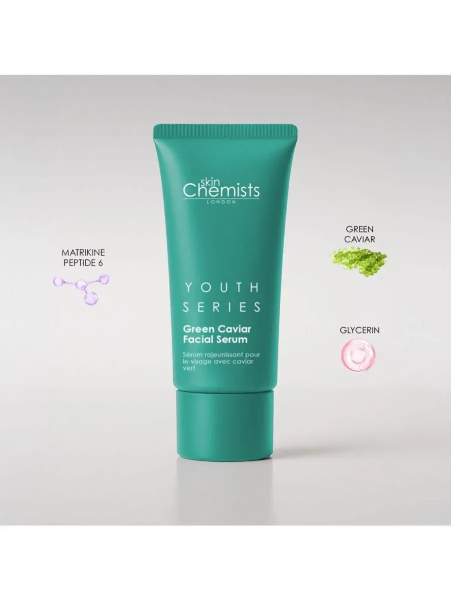 Сыворотка Skinchemists — Для лица с икрой, , зеленый, 30 мл — изображение 5 из 5