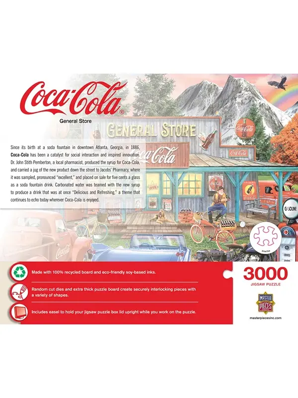 Шедевры - пазл из 3000 деталей магазина Coca-Cola для взрослых Masterpieces Puzzles — изображение 3 из 3