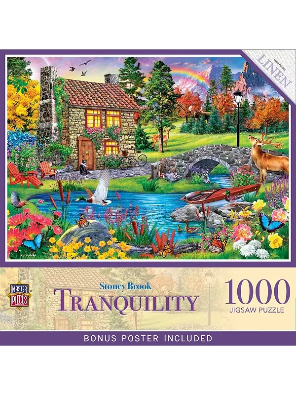 Шедевры отдыха - пазл из 1000 элементов в коттедже Стоуни-Брук Masterpieces Puzzles — изображение 1 из 3