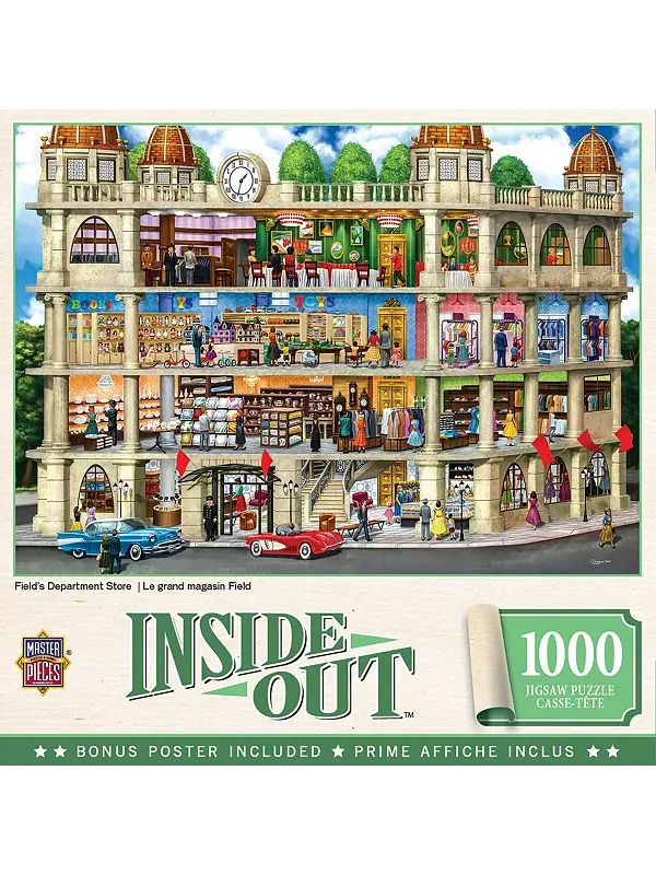 Шедевры изнутри - пазл из 1000 деталей универмага Field's Masterpieces Puzzles — изображение 1 из 3