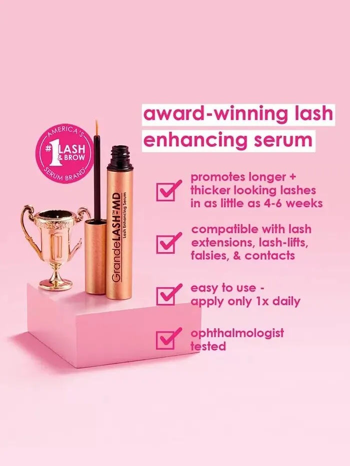 Сыворотка Grande Cosmetics — LASH-MD для укрепления ресниц, 4 мл — изображение 5 из 6