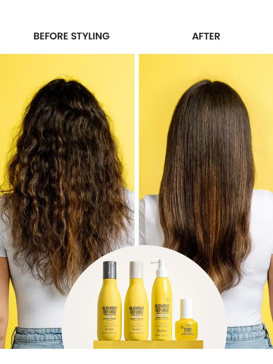 Drybar Быстровосстанавливающее и финишное масло Blowout Defense, 2 унции — изображение 3 из 10