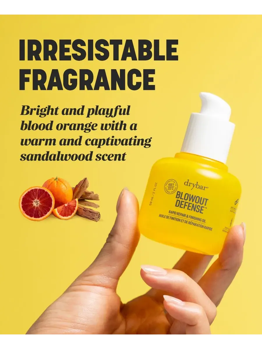 Drybar Быстровосстанавливающее и финишное масло Blowout Defense, 2 унции — изображение 10 из 10