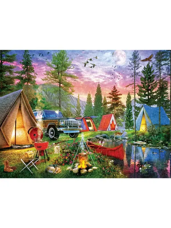 Шедевры кемпинга - лунный кемпинг, пазл EZ Grip из 300 деталей Masterpieces Puzzles — изображение 2 из 3