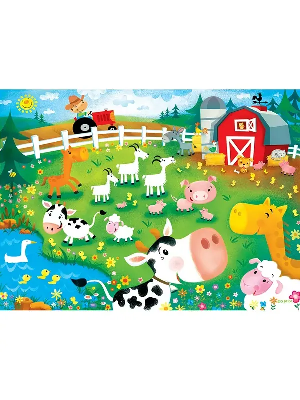 Маленький пазл - пазл из 24 частей "Старая ферма Макдональдса" Masterpieces Puzzles — изображение 2 из 3