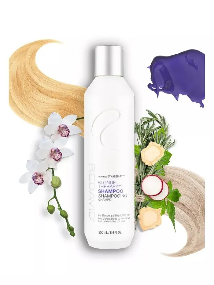 Товары для салонов Blonde Therapy Шампунь для светлых и мелированных волос, 250 мл Redavid — изображение 2 из 3