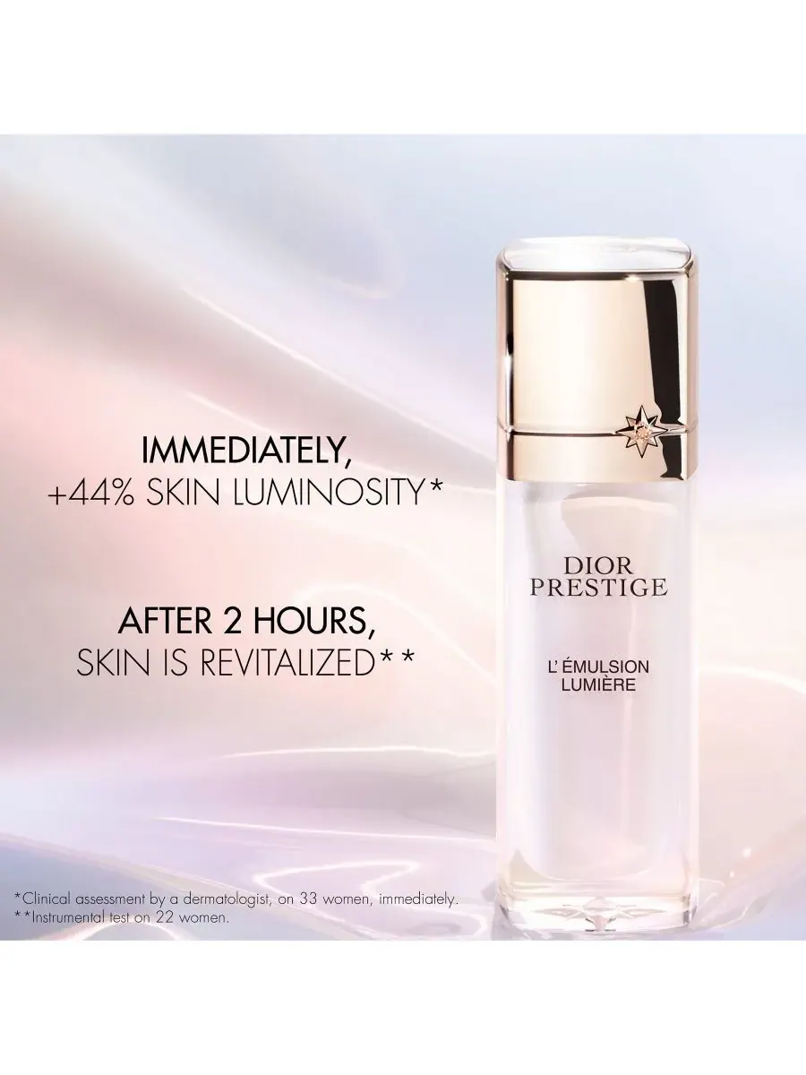 DIOR Prestige L'Emulsion Lumière Осветляющий лосьон для лица, 1,7 унции — изображение 5 из 5