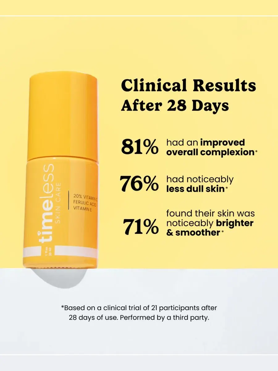 Сыворотка Timeless Skin Care — С % витамином C + E и феруловой кислотой — изображение 3 из 7