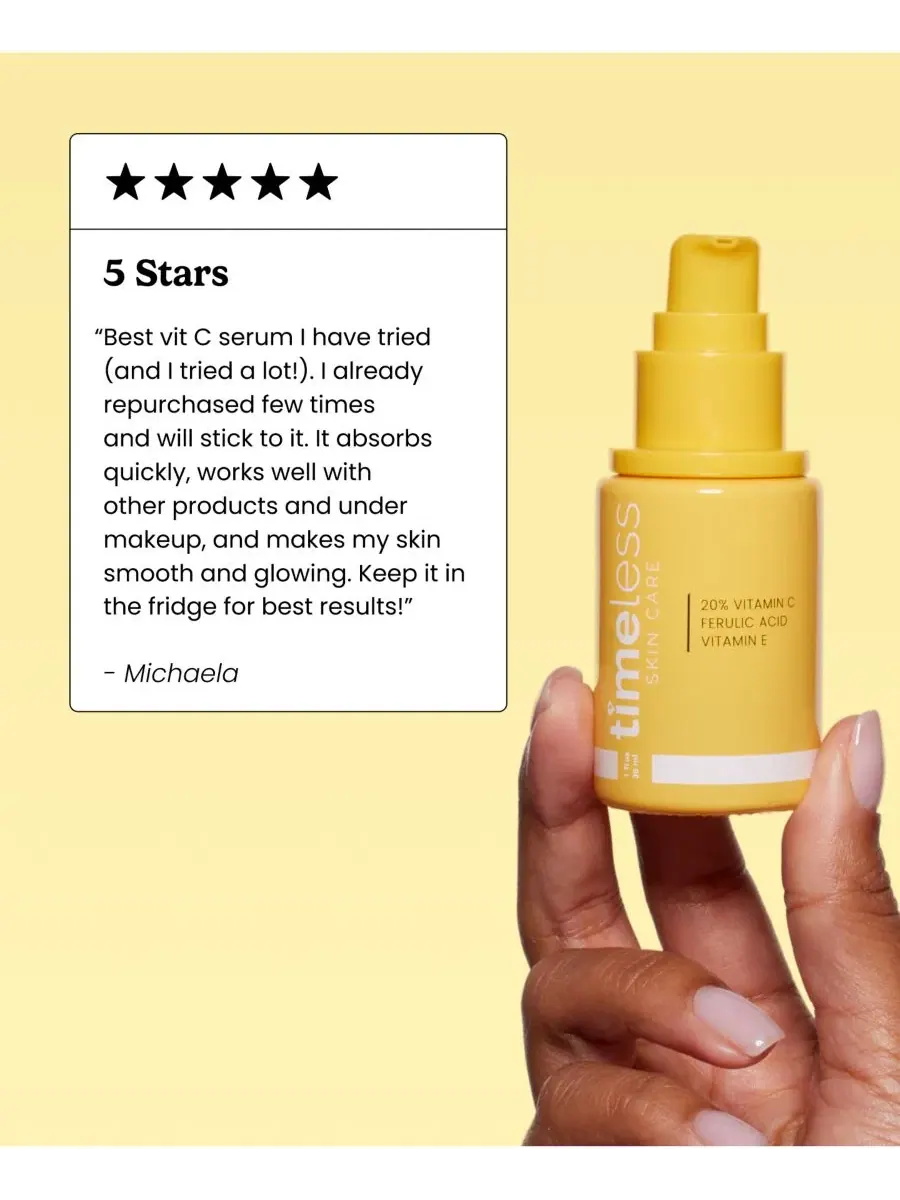 Сыворотка Timeless Skin Care — С % витамином C + E и феруловой кислотой — изображение 4 из 7