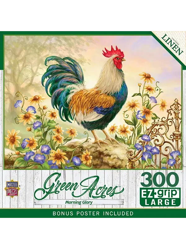 Пазл Masterpieces Green Acres Morning Glory из 300 деталей EZ Grip Masterpieces Puzzles — изображение 1 из 3