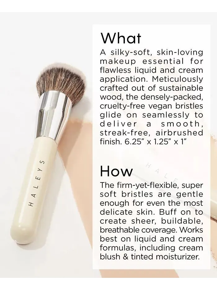 Блестящая кисть кабуки Haleys Beauty — изображение 2 из 8