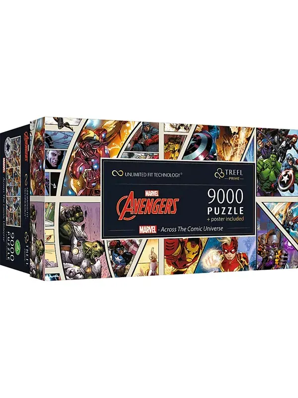 Пазл Prime из 9000 деталей — Marvel — по вселенной комиксов Trefl