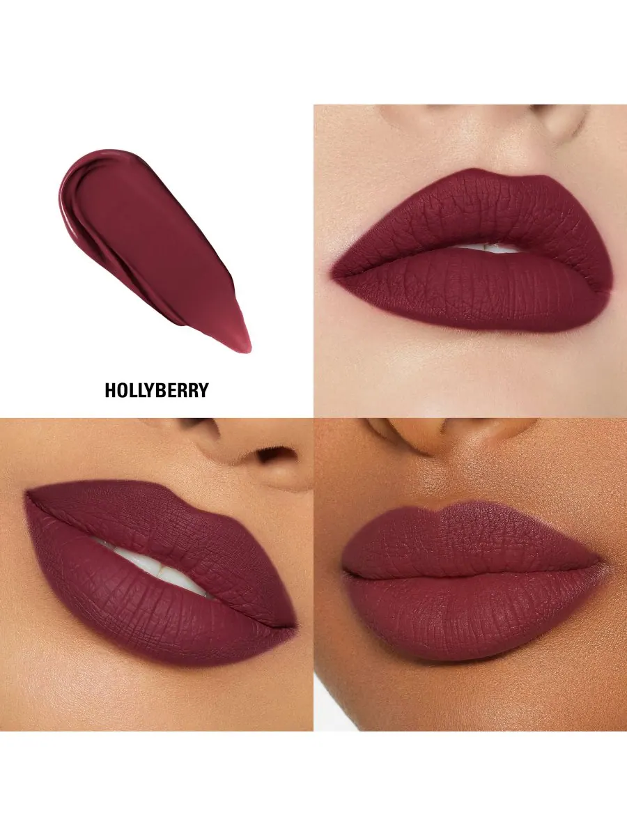 Набор из 2 матовых помад Kylie Cosmetics, цвет 504 hollyberry — изображение 3 из 8