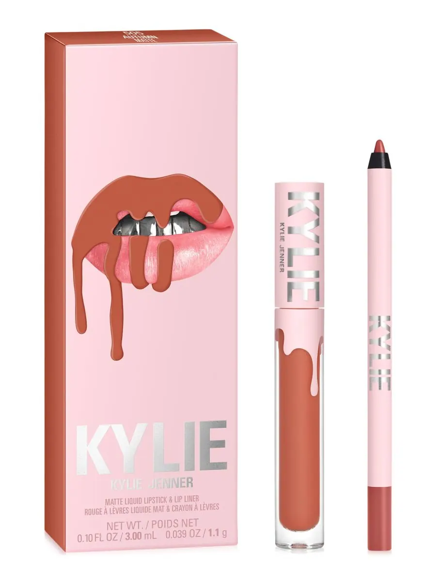 Набор из 2 матовых помад Kylie Cosmetics, цвет 505 autumn — изображение 1 из 8