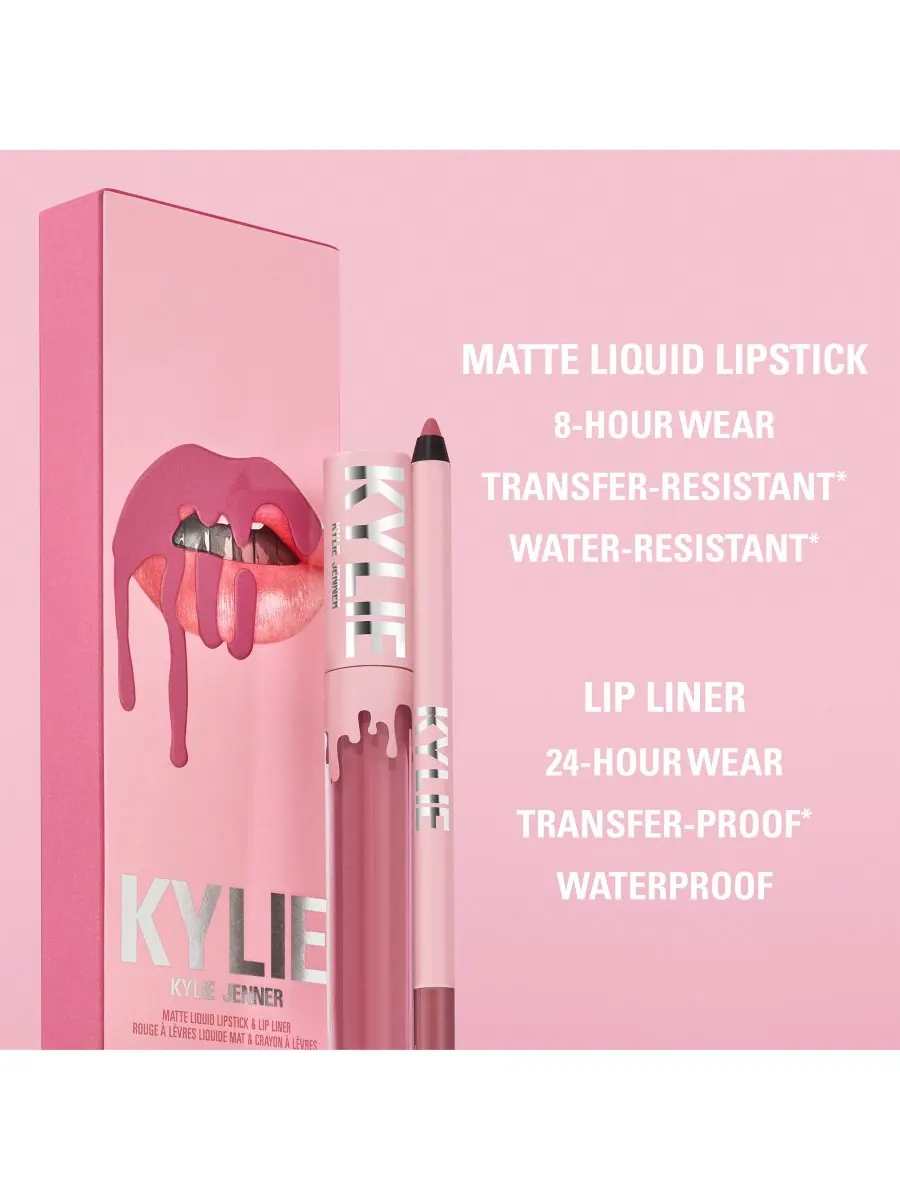 Набор из 2 матовых помад Kylie Cosmetics, цвет 505 autumn — изображение 7 из 8