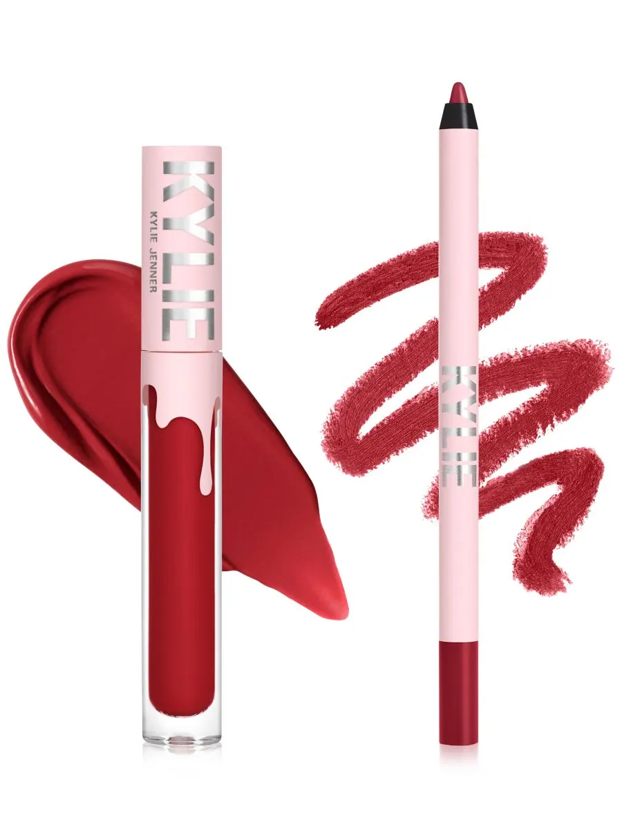 Набор из 2 матовых помад Kylie Cosmetics, цвет 403 bite me — изображение 2 из 8