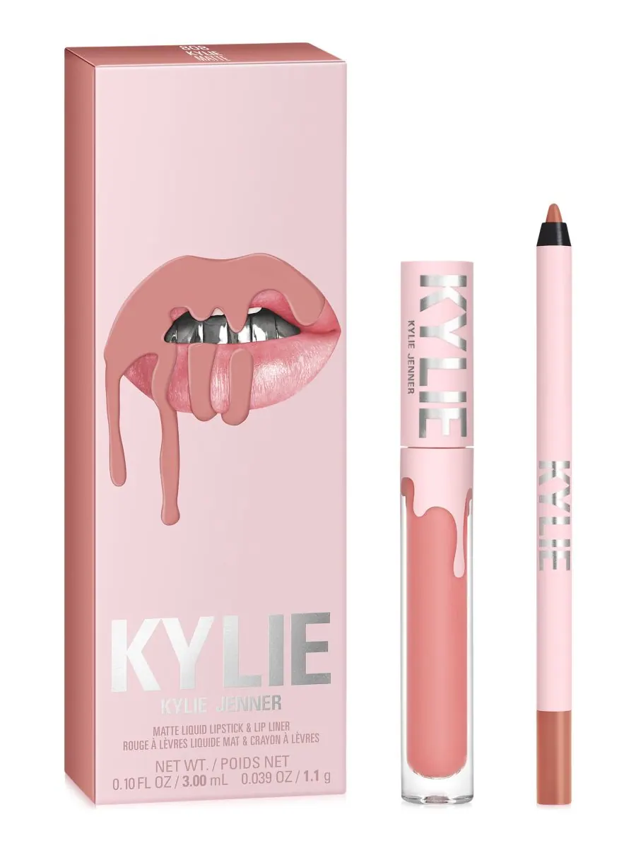 Набор из 2 матовых помад Kylie Cosmetics, цвет 808 kylie — изображение 1 из 8