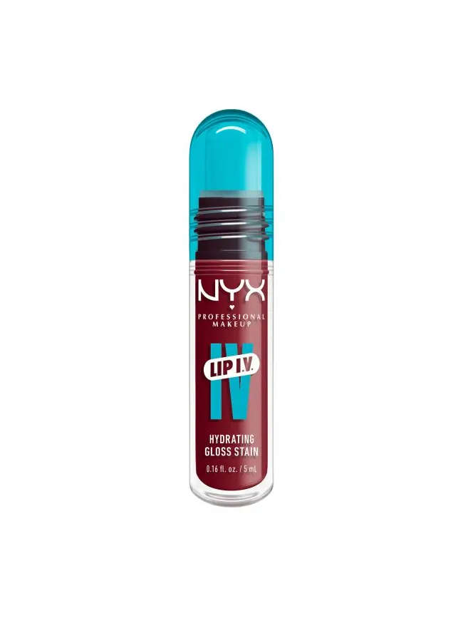 Увлажняющий блеск для губ NYX Professional Makeup Lip I.V. Hydrating Gloss Stain, Blush Rush, 5 мл — изображение 1 из 4