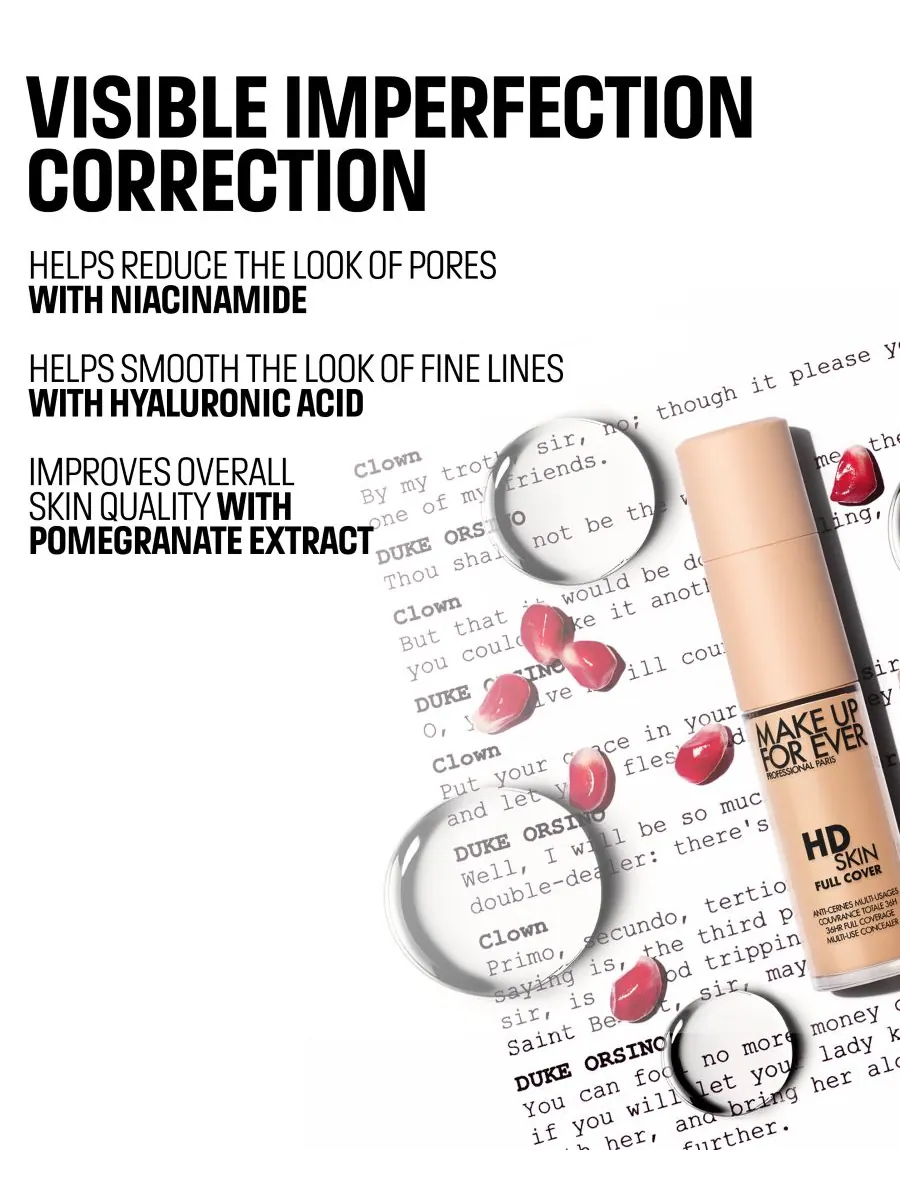 Многофункциональный консилер HD Skin Full Cover, 0,3 унции MAKE UP FOR EVER, цвет 4n68 — изображение 6 из 8