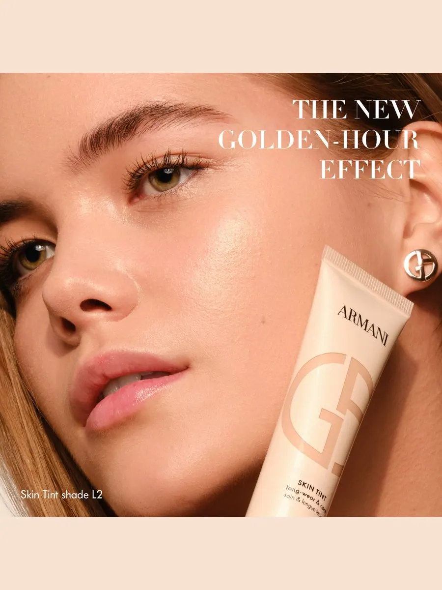 Giorgio Golden Hour 24HR Lightweight Skin Tint, 1 унция Armani, цвет l4 — изображение 7 из 10