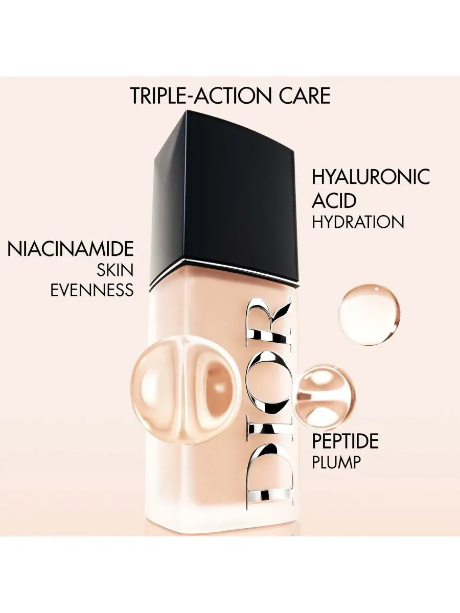 Тональный крем Forever Skin Wear Blurring Matte Foundation, SPF 20 DIOR, 4 Warm — изображение 8 из 10