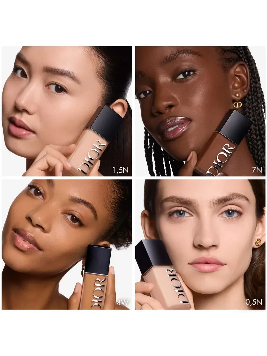 Тональный крем Forever Skin Wear Blurring Matte Foundation, SPF 20 DIOR, 2 Warm Peach — изображение 4 из 10