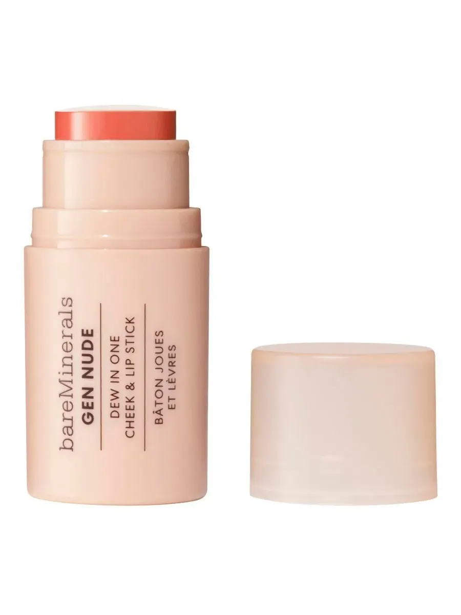 Тинт-стик для губ и щек GEN NUDE Dew in One, 4.5 г bareMinerals, Just Peachy