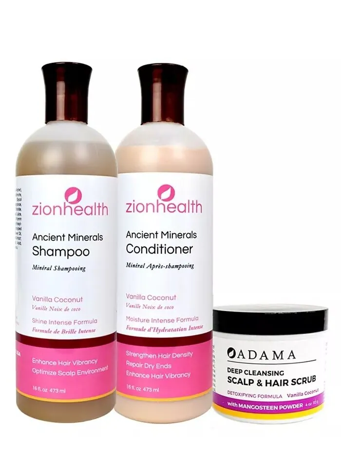 Tropical Blend Hair Bundle Шампунь с ванилью и кокосом 16 унций + Кондиционер с ванилью и кокосом