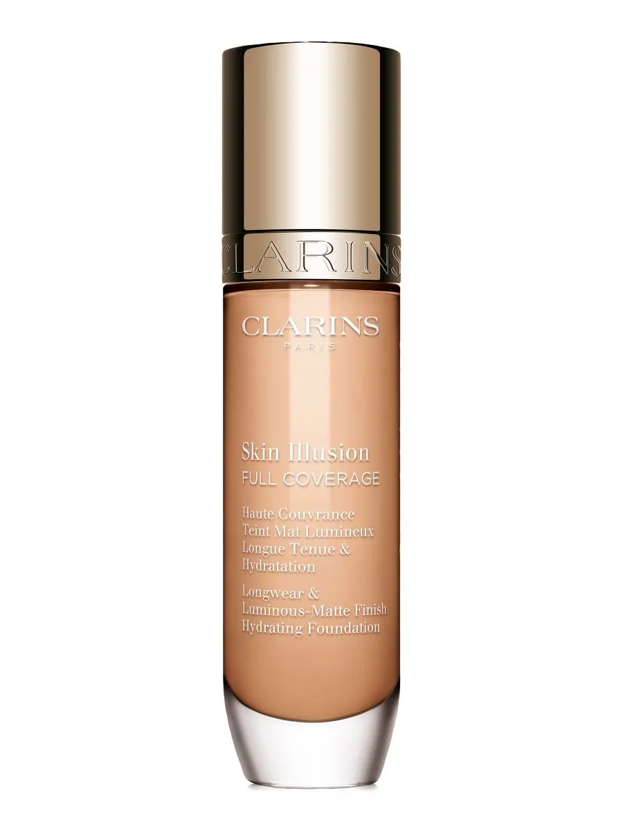 Тональный крем Skin Illusion с полным покрытием и длительной стойкостью Clarins, цвет 102.5c — изображение 1 из 9