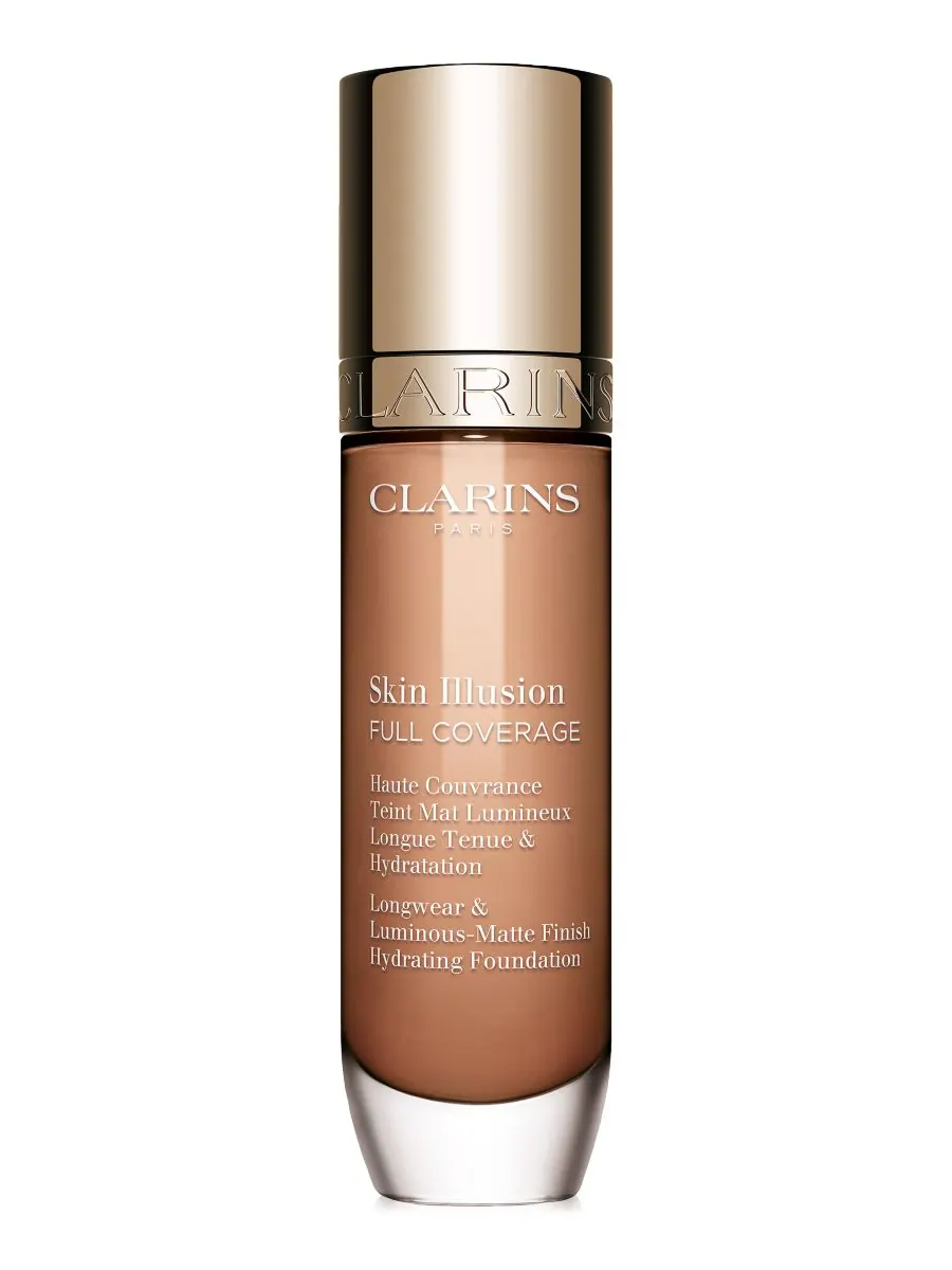 Тональный крем Skin Illusion с полным покрытием и длительной стойкостью Clarins, цвет 112c — изображение 1 из 8