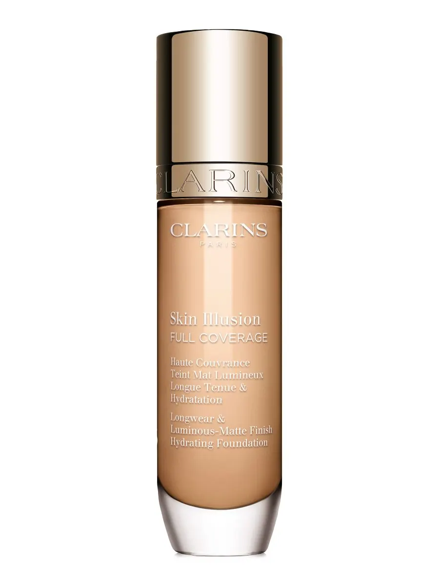 Тональный крем Skin Illusion с полным покрытием и длительной стойкостью Clarins, цвет 105n — изображение 1 из 8