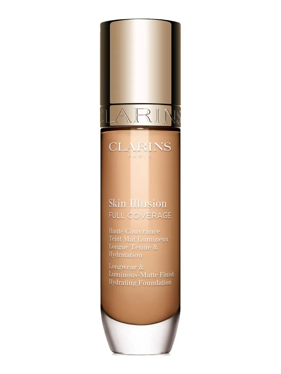 Тональный крем Skin Illusion с полным покрытием и длительной стойкостью Clarins, цвет 108w — изображение 1 из 9