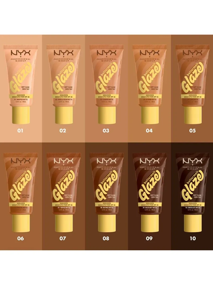 Цвет сливочной глазури NYX Professional Makeup, Chocolate Butta — изображение 8 из 8
