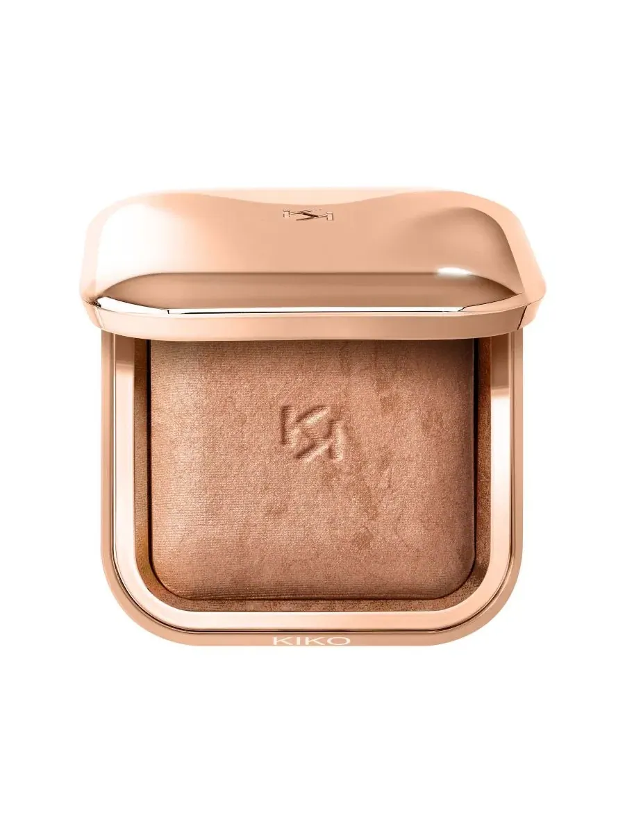 Компактный бронзер-пудра Silky Glow Baked Powder Bronzer KIKO Milano, 01 Warm Sienna — изображение 1 из 4