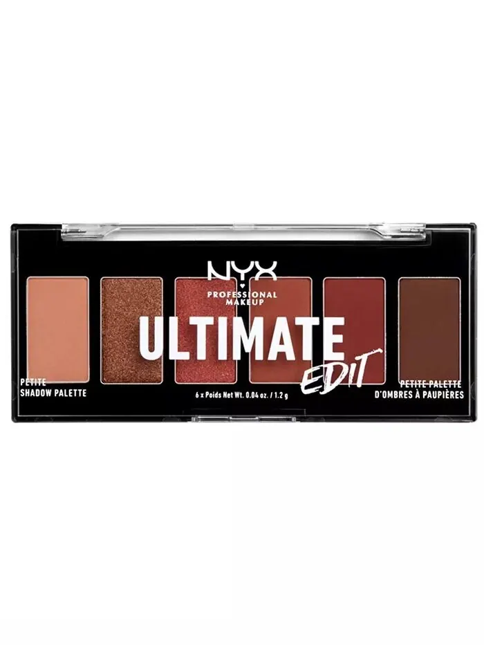 Палетка теней для век Nyx Professional Makeup Ultimate Edit Petite, warm neutrals — изображение 1 из 4