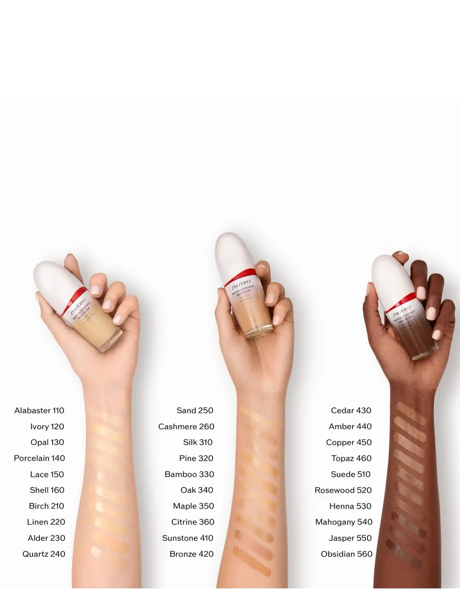 Тональный крем RevitalEssence Skin Glow Foundation SPF 30 Shiseido, цвет 150 lace — изображение 8 из 8