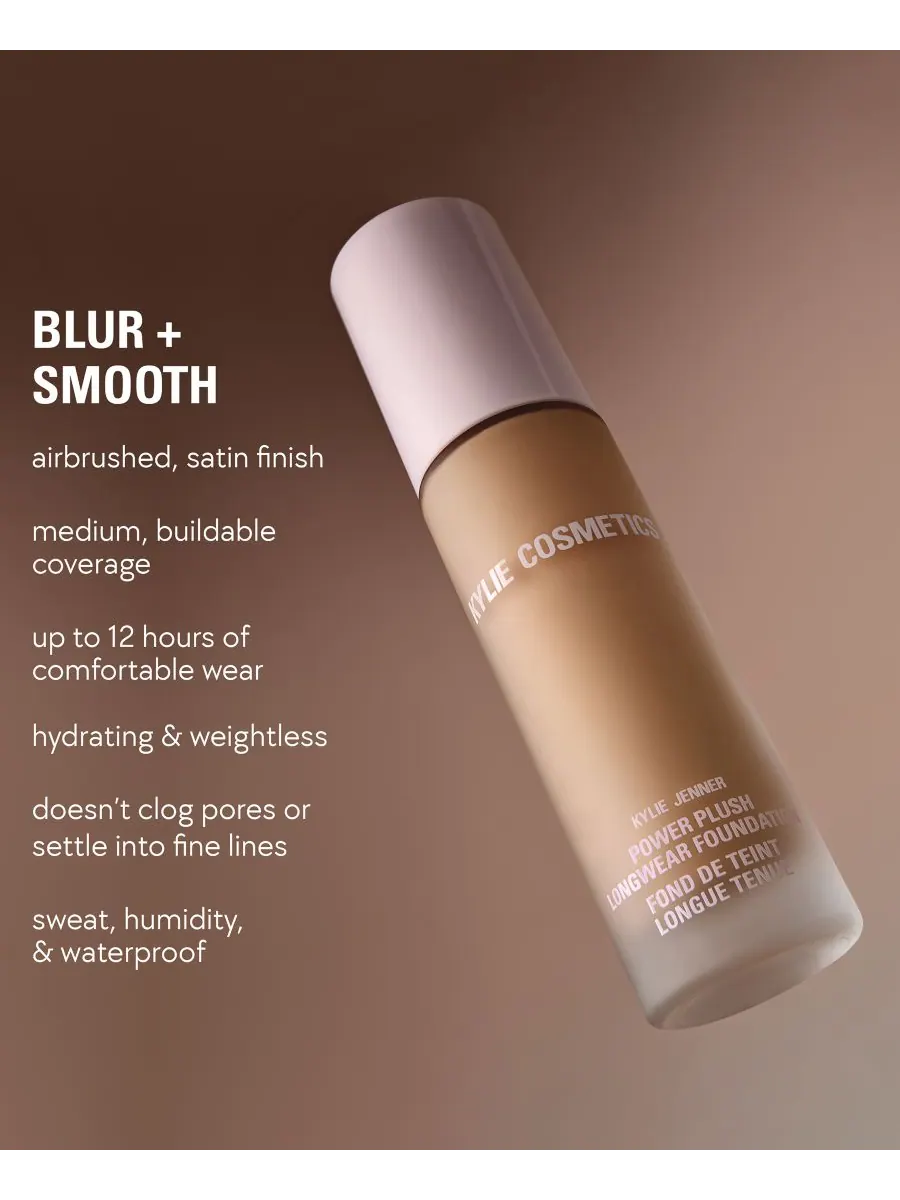 Тональный крем Power Plush Longwear Foundation, 1 унция Kylie Cosmetics, цвет 1c — изображение 10 из 10