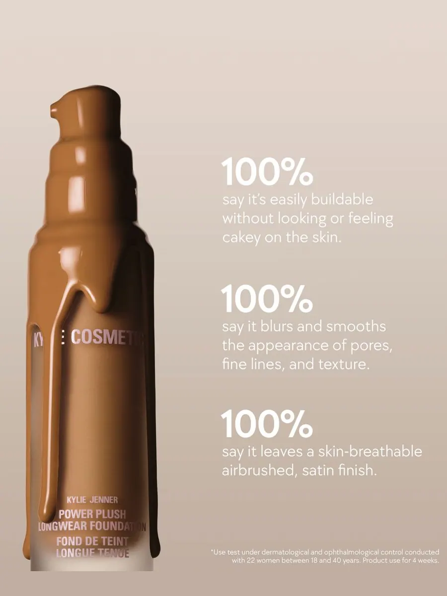 Тональный крем Power Plush Longwear Foundation, 1 унция Kylie Cosmetics, цвет 8.5wn — изображение 8 из 10