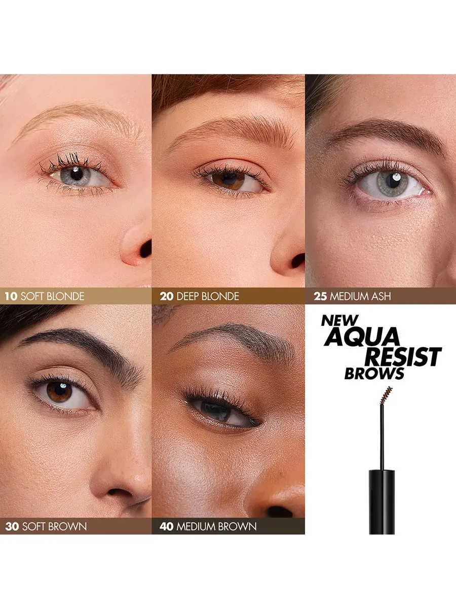 Водостойкий тонирующий гель для бровей Aqua Resist Brow Fixer MAKE UP FOR EVER, цвет 20 — изображение 3 из 5