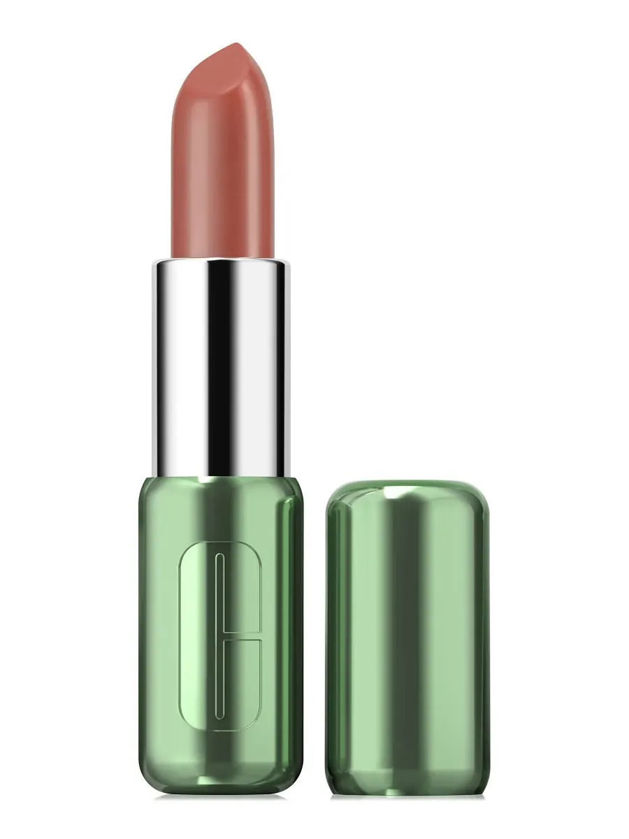 Помада Pop Longwear Satin Lipstick, 0,14 унции Clinique, цвет cappuccino pop — изображение 1 из 10