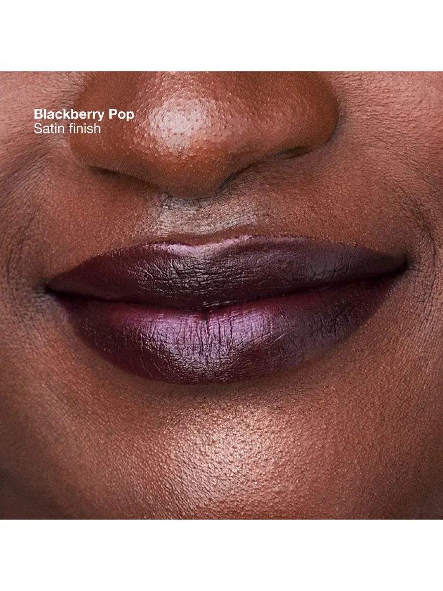 Помада Pop Longwear Satin Lipstick, 0,14 унции Clinique, цвет blackberry pop — изображение 3 из 10