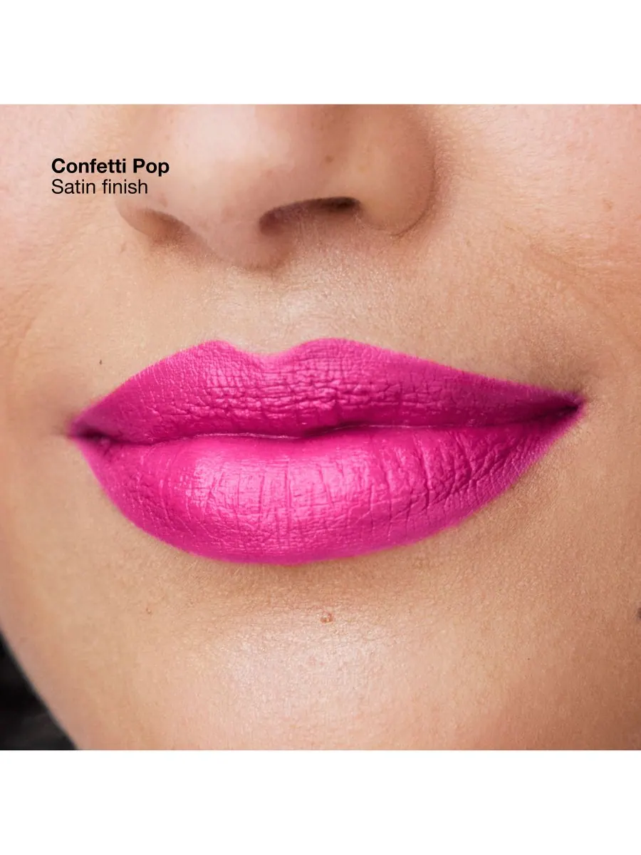 Помада Pop Longwear Satin Lipstick, 0,14 унции Clinique, цвет confetti pop — изображение 3 из 10