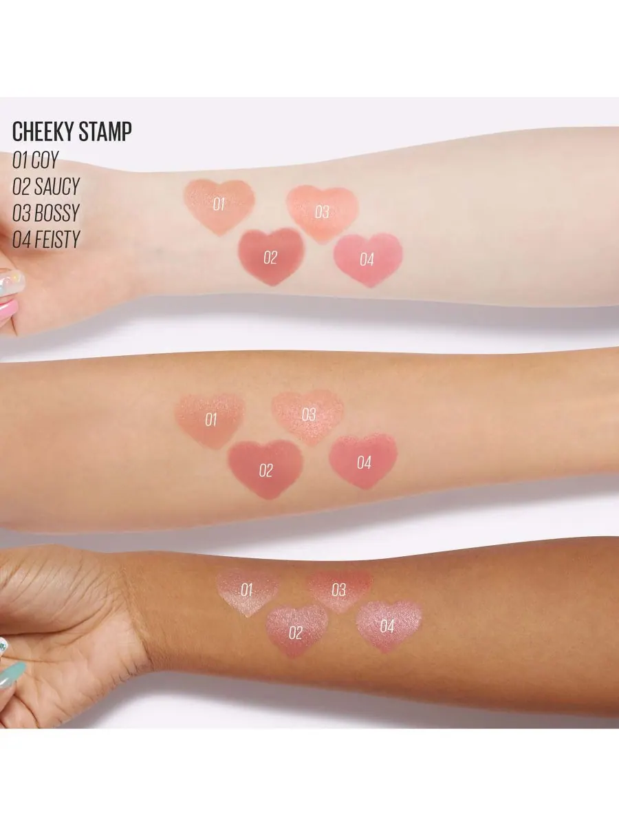 Румяна Cheeky Stamp Blendable Blush, 0,17 унции Kaja, цвет feisty — изображение 5 из 6